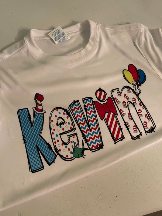 Dr. Seuss Name Tshirt