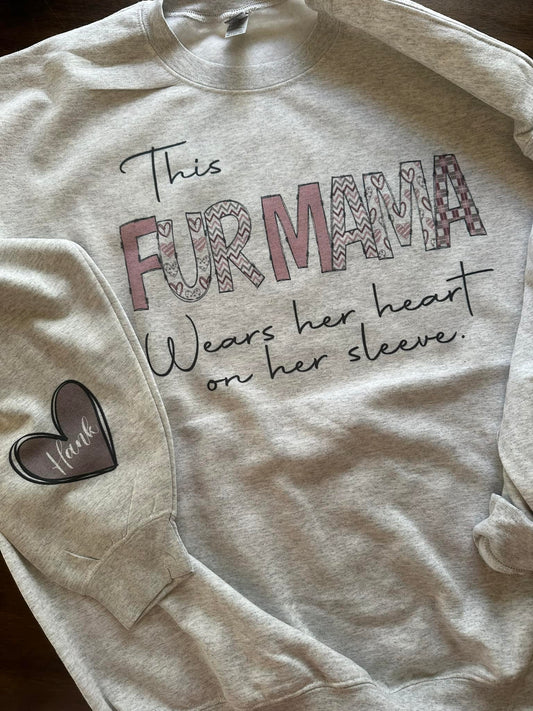 This Fur Mama Wears her Heart on her sleeve